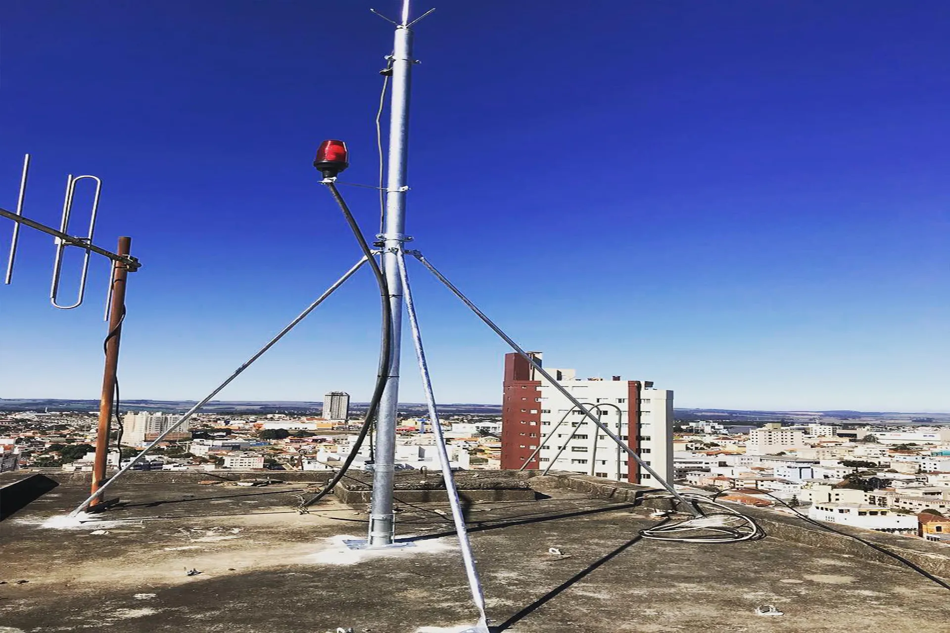 Instalação de Para-Raios na Vila Romana